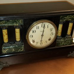 Clockworks - Model 1833 Ingraham Mantle Clock, about 1885