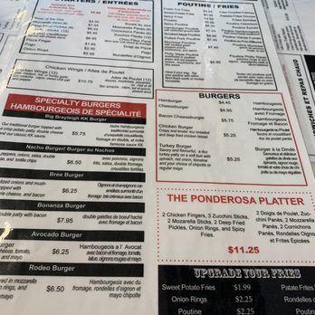 Cartrites - the menu of the restaurant - Breakfast & Brunch Near Me - Shawville, Quebec Cartrites - the menu of the restaurant - Breakfast & Brunch Near Me - Shawville, Quebec