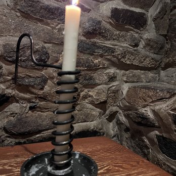 Dobbin House Tavern - Rustic candlesticks on the tables to add to the ambience. - Bars Near Me - Gettysburg, Pennsylvania