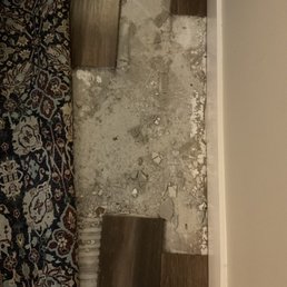 Entry tile cracked and had to be taken up. Entry tile cracked and had to be taken up.