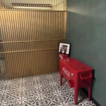 By George Restaurant & Bar - Coca Cola original recipe vault in basement of Candler hotel- beneath the restaurant - American Near Me - Atlanta, Georgia By George Restaurant & Bar - Coca Cola original recipe vault in basement of Candler hotel- beneath the restaurant - American Near Me - Atlanta, Georgia