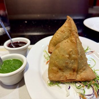 Himalayan Aroma Restaurant - 2 Vegetables Samosa - Himalayan/Nepalese Near Me - Corona, California