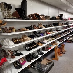 Fort Meade Thrift Shop - Lots of shoes from kids to military