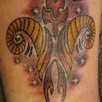 Ms Ting’s Shanghai Tattoo - Scorpio Sun sign entwined with Aries Moon sign - Tattoo Near Me - Folsom, California