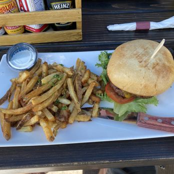 Bighorn Tavern - Classic Burger with Fries - New American Near Me - Reno, Nevada