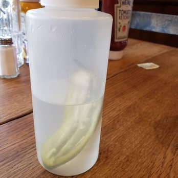 Ramsey's Diner - Andover - Vinegar with jalepeno...waitress said put on okra, greens, anything she said it's a very KY thing. - Diners Near Me - Lexington, Kentucky