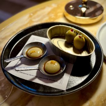 Bazaar Meat by José Andrés - Marinated `Ferran Adriá' Olives - Steakhouses Near Me - Las Vegas, Nevada Bazaar Meat by José Andrés - Marinated `Ferran Adriá' Olives - Steakhouses Near Me - Las Vegas, Nevada