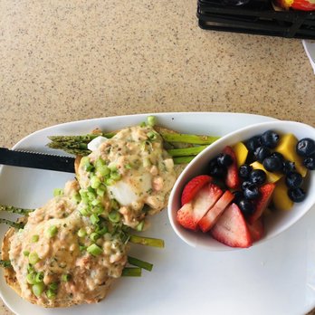 Another Broken Egg Cafe - Lobster Benedict (seasonal) - Breakfast & Brunch Near Me - Boca Raton, Florida
