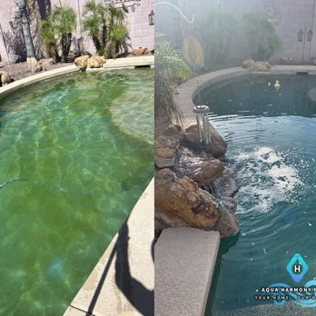 Aqua Harmony Pools - Green to Blue - Pool Cleaners Near Me - Phoenix, Arizona