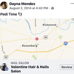 Valentine Hair & Nail Salon - Great place for a pedicure!