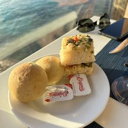 Las Gaviotas - Complimentary bread and butter. Taste? It's ooookkkaayyyy...