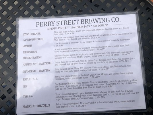 Perry Street Brewing by null