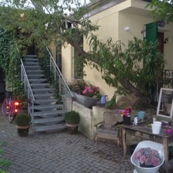 Landpension John - Treppe zu den Zimmern