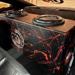 Elite Car Audio - Custom rear seat delete box