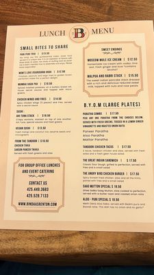 Bindaas Indian Restaurant Sports Bar & Dukaan by null