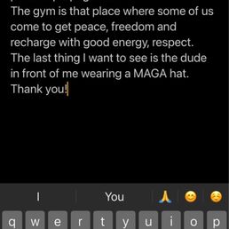 Just a comment for management. Just a comment for management.