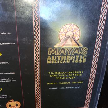 Mayas Authentic Mexican Food - Menu - Mexican Near Me - Grass Valley, California Mayas Authentic Mexican Food - Menu - Mexican Near Me - Grass Valley, California