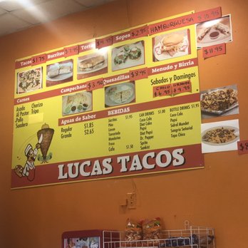 Lucas Tacos - menu - Mexican Near Me - Irving, Texas Lucas Tacos - menu - Mexican Near Me - Irving, Texas