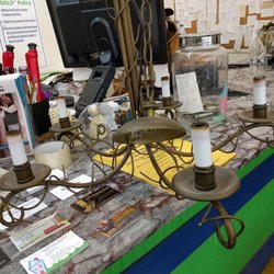 Habitat for Humanity ReStore - I purchased this lovely brass chandelier for $15 on sale at 25% off on boxing day. I'm going to make it Shabby chiv