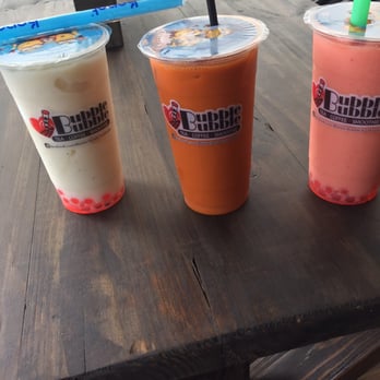 Bubble Bubble Tea House - Banana smoothie, Thai tea, strawberry mango smoothie. - Coffee & Tea Near Me - Rockwall, Texas