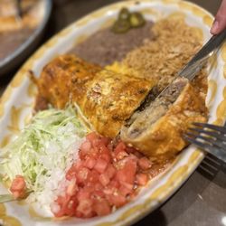Lupe Tortilla Mexican Restaurant - Original burrito