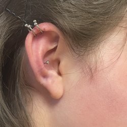 Lady Ink Tattoo - Double helix and orbital