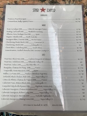 Menu photo 5 Star Diner Marshall, NC Menu photo 5 Star Diner Marshall, NC