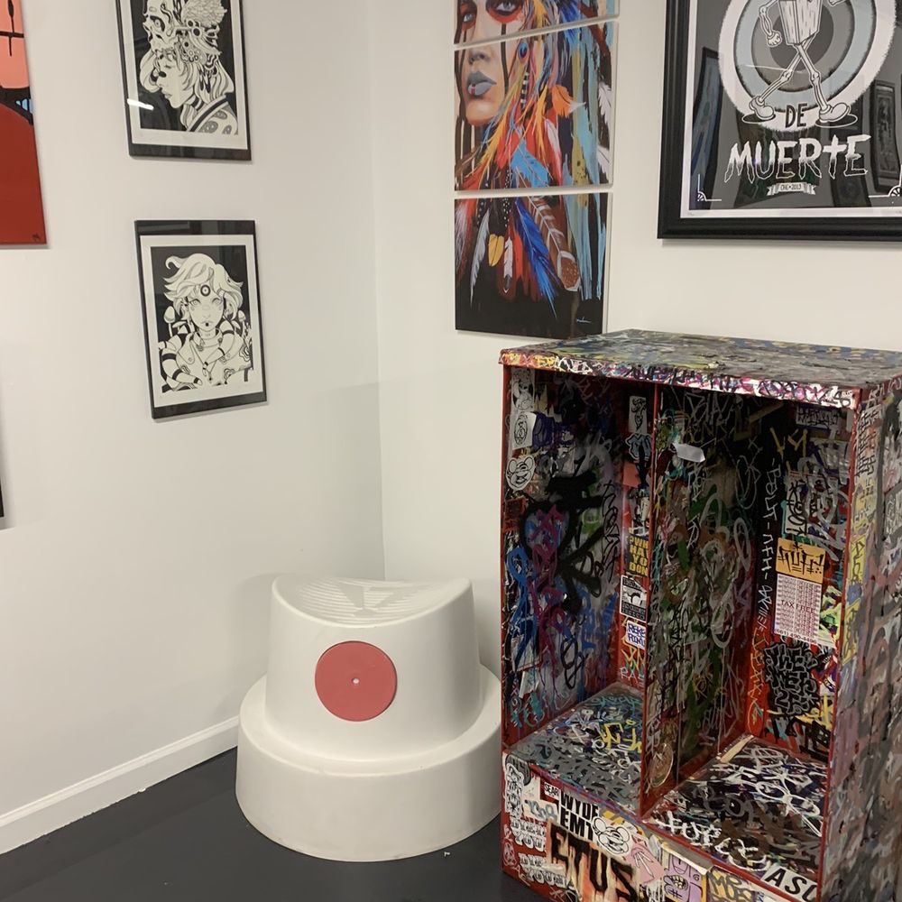 Just Blaze - Part of the art gallery in the back. - Vape Shops Near Me - Phoenix, Arizona Just Blaze - Part of the art gallery in the back. - Vape Shops Near Me - Phoenix, Arizona