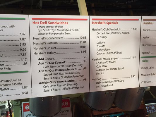 Menu photo 7 Hershel's East Side Deli Philadelphia, PA