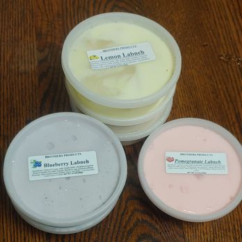 Brothers Products - Fresh yogurts; Blueberry Labneh, Pomegranate Labneh, Lemon Labneh. - Specialty Food Near Me - Garden Grove, California