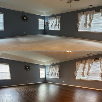 AG Construction - Before and After solid hardwood flooring - Flooring Near Me