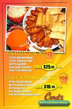 Cora's Best Chicken Wings by null