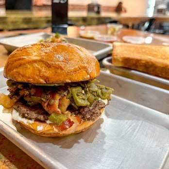 Pachuco’s - LUCHADOR burger - Barbeque Near Me - Midland, Texas