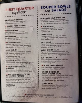 Menu photo 7 Pub 212 Damascus, OR