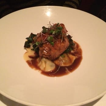 Canoe - Slow roasted rabbit with mushroom tortellini! - New American Near Me - Atlanta, Georgia Canoe - Slow roasted rabbit with mushroom tortellini! - New American Near Me - Atlanta, Georgia