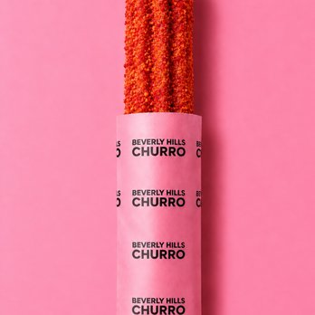 Beverly Hills Churro - New hot churro. Rolled in crushed Flamin' Hot Cheetos. - Caterers Near Me Beverly Hills Churro - New hot churro. Rolled in crushed Flamin' Hot Cheetos. - Caterers Near Me