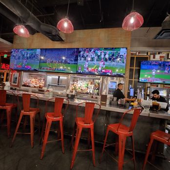 Sauced BBQ & Spirits - Indoor Bar area. - Barbeque Near Me - Irvine, California Sauced BBQ & Spirits - Indoor Bar area. - Barbeque Near Me - Irvine, California