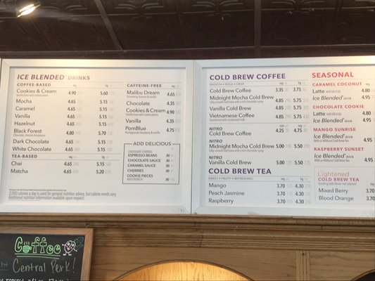 Menu photo 2 The Coffee Bean & Tea Leaf Torrance, CA Menu photo 2 The Coffee Bean & Tea Leaf Torrance, CA