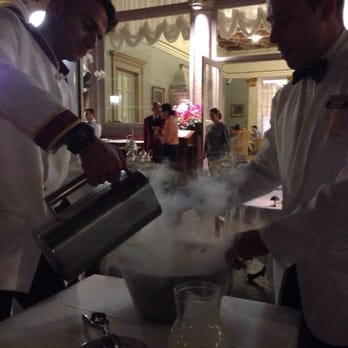 Grand Hotel Villa Serbelloni - Making ice cream table side. Yummy!! - Hotels Near Me - Bellagio, Colorado
