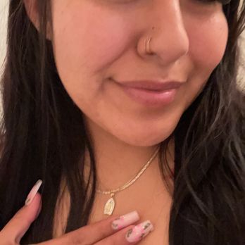 Rainbow Nails Spa - Ignore my face but my simple summer nails. - Nail Salons Near Me - Sonoma, California Rainbow Nails Spa - Ignore my face but my simple summer nails. - Nail Salons Near Me - Sonoma, California
