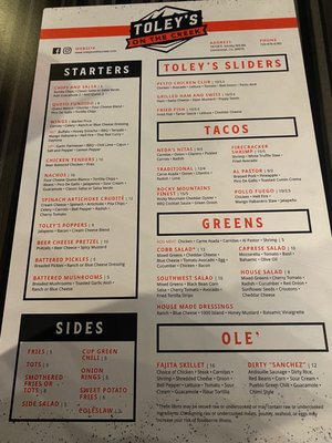 Menu photo 5 Toley’s on the Creek Centennial, CO Menu photo 5 Toley’s on the Creek Centennial, CO