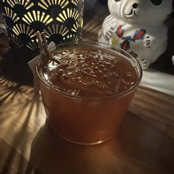 New Society - Lovely drinks. This one came with a tattoo! - Cocktail Bars Near Me - St. Louis, Missouri
