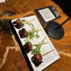 Milk & Honey Tapas - Bacon Wrapped Dates
