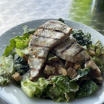 The Booch Bar - Caesar salad with fresh ono - Breakfast & Brunch Near Me - Hilo, Hawaii