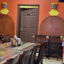 Las Fajitas - Colorful, clean dining room & restroom