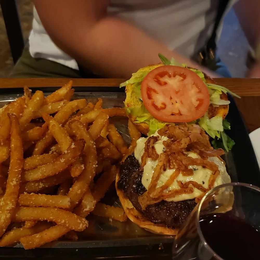 Pour Wine Bar & Bistro - Cheese burger and fries - Wine Bars Near Me - Champlin, Minnesota Pour Wine Bar & Bistro - Cheese burger and fries - Wine Bars Near Me - Champlin, Minnesota