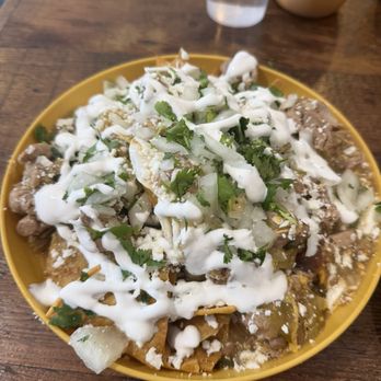 Lola’s by MFK - Chilaquiles Filipinas with chicken adobo - Filipino Near Me - Anaheim, California