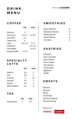 Menu photo 7 Semicolon Cafe New York, NY Menu photo 7 Semicolon Cafe New York, NY