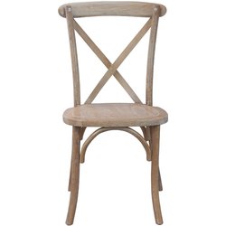 Party Solutions - Here's our new Driftwood Cross Back Chairs!