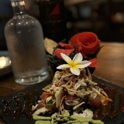 Oceans & Earth Restaurant - Ahi poke app- very good!